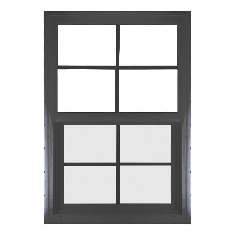 Vertical Window Black 24″ x 36″ Double Pane, G7, DP Rating 66 4/4 Standard Glass