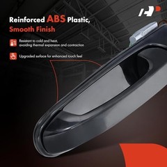 Rear Left Driver Side Exterior Door Handle Compatible with Dodge Ram 1500
