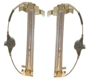 Front Power Window Regulator Set Compatible with 1990-1993 Lincoln Town Car