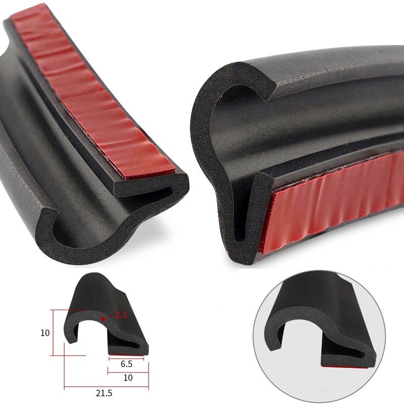 Self-Adhesive Silicone/PU Door Window Weatherstripping Noise Proof Sealing Strip
