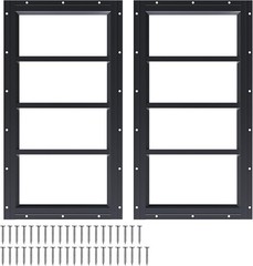 Versatile 2-Pack Shed Windows 10×23” – Ideal for Playhouses and Chicken Coops