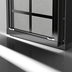 18″ x 27″ Black Shed Windows 2-Pack with Tempered Glass for Coop & Garage