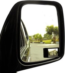 Blind Spot Mirror Convex Wide Angle Rear View Car Outside Universal Fit Stick Mi