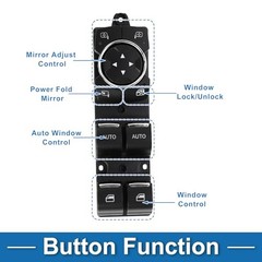 Power Window Switch for Ford Explorer 2011-2015 Window Control Switch ABS