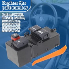 Replacement for Honda Accord Master Power Window Switch 2003 2004 2005 2006