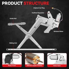 Front Right Power Window Regulator with Motor for 1994 Front Passenger Side