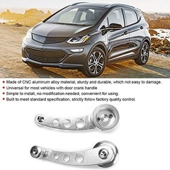 Car Window Handle Winder Riser, Silver 3in CNC Aluminum Alloy Window Crank
