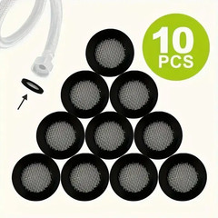10Pcs Rubber Gasket with Net 4/6″ Shower Head Filter Plumbing Hose Seal Faucet R