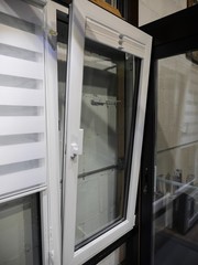 European Tilt & Turn Window uPVC Black Exterior – In Stock in NJ!
