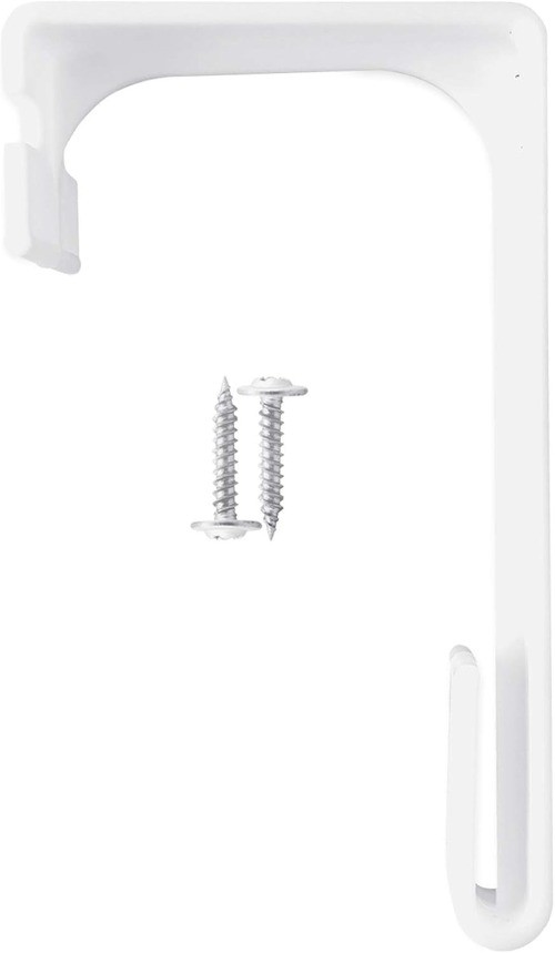 Heavy Duty RV Side Curtain Hold Down Hooks, White 4 Pack, Fits Tr Size: 4 Pack