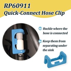 Generic 4 Pcs RP60911 Faucet Plumbing Replacement Parts, Plumbing Hose Tool, Blu