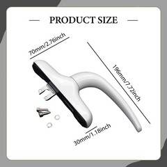 Tilt and Turn Window Handle Casement Locking Handle High Performance without
