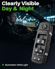 Power Window Switch for Jeep Cherokee 15-22 Jeep Cherokee-NO Folding Mirrors