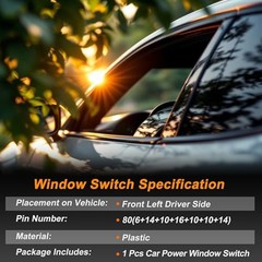 Driver Side Power Window Switch for Chevy Avalanche Tahoe Silverado 1500