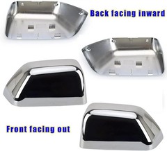 Exterior Door Top Half Tow Mirror Cap Cover for Super Duty 2017-2025 F250 F350 2