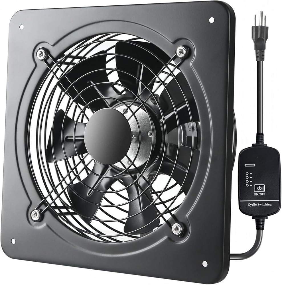 High-Speed 12″ Exhaust Fan, 720 CFM for Home, Garage & Commercial Use