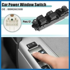 Front Left Driver Side Power Window Switch No.BBM266350B with Tool Window