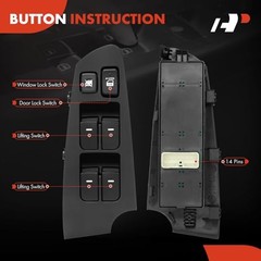 Driver Master Power Window Switch for Kia Forte 2010 935701M000