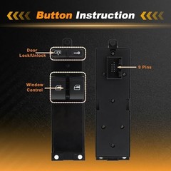 Power Window Switch for Volkswagen Golf 1999-2005 Window Control Switch for