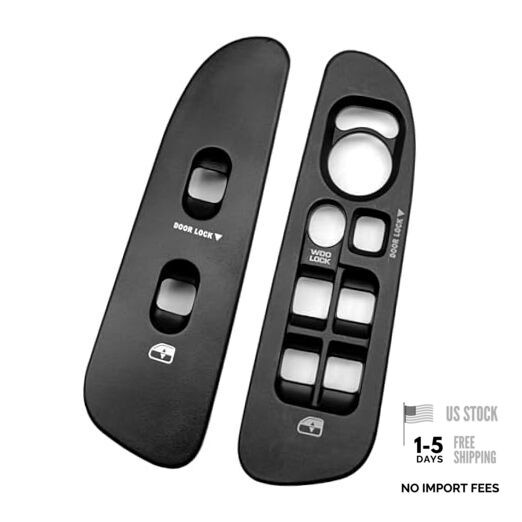 Front Driver Left Side and Passenger Right Side Door Window Switch Bezel,