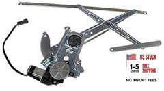 741-828 Front Passenger Side Power Window Regulator and Motor Assembly