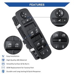 Master Power Window Switch Control Button Compatible with 2014-2019 Dodge