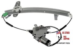741-679 Rear Driver Side Power Window Regulator and Motor Assembly Compatible