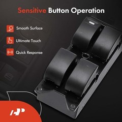 Master Power Window Switch Compatible with Mitsubishi Lancer 2008-2009, Front