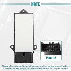 Front Left Driver Side Power Window Switch Fits Dodge Grand Caravan 1996
