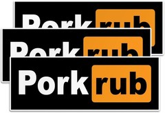 3PCS Waterproof Vinyl Decal Stickers for BBQ Camping Hiking, Size: 3×3 Inches