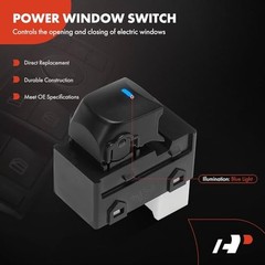 Power Window Switch Compatible with Hyundai Elantra 2013 2014 2015 2016, Rear