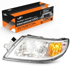 Headlights for International 4300 3200 3300 4100 SBA 4200 4400LP 4400 4900 Left