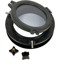 Porthole Marine Boat Portlight Hatch Yacht RV Port Light Window Black 215/265mm