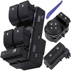 Power Window Control Switch Button & Front Driver Side Door Lock Switch &