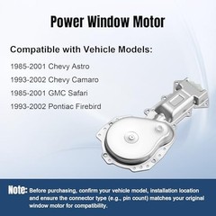 Front Driver Passenger Side Power Window Lift Motor Compatible with 1985-2001