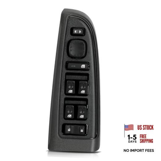 Front Driver Side Master Power Window Switch&Bezel for 2003-2007 Chevy 15883323