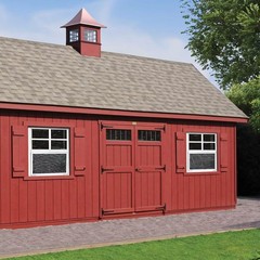 Barn Windows, 18×23 Shed Windows, 2 Pack, Fiberglass Screen