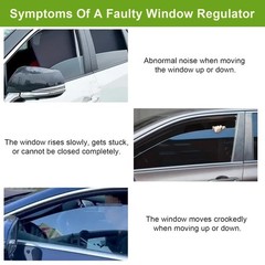 12-18 for Fiat 500 500c Door Window Regulator Glass Run Channel Track Repair Gui