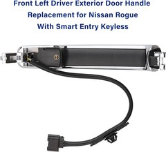 Exterior Chrome Door Handle Front Left Driver Side for Nissan Rogue 2010-2013,wi