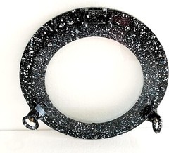 12″ Maritime Black Patina Porthole Round Window Glass Nautical Boat Porthole