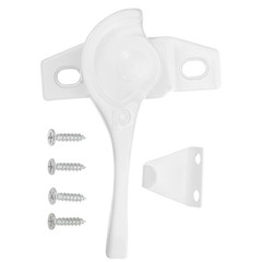4 Sets Sliding Window Sash Lock: Anti-Theft Glass Door Latch – Aluminum Alloy