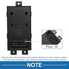 Power Window Switch No.935701Y000 Front Left Driver Side Window Control Switch