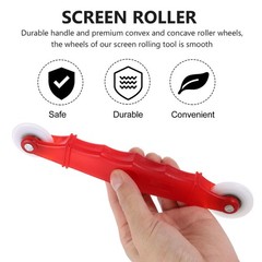 2PCS Spline Tool Screen Repair Tool Screen Door Roller Tool Flat Spline Tool