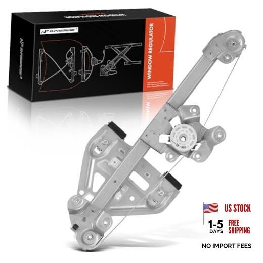 Power Window Regulator Without Motor Compatible with Cadillac Rear Driver (LH)