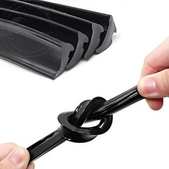 PVC Window & Door Wedge Gasket Double Glazing Rubber Repair Seal PVC For 2mm-5mm