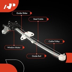Rear Left Driver Side Electric Power Window Regulator with Motor Compatible