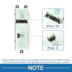 Power Window Switch No.25401ZL10A Front Left Driver Side Window Control Switch