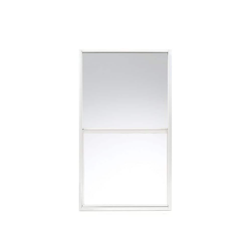 30.5 In. X 27.5 In. White Single-Pane Single Hung Aluminum Mobile Home/Shed With
