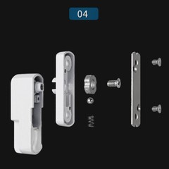 New T-Lock Window Safety Locks Door Sash Jammer Security Restrictor Lock Latch