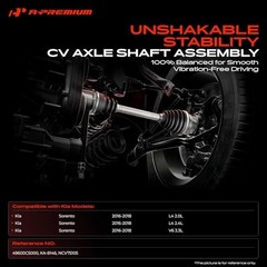 CV Axle Shaft Assembly – Compatible with Kia Sorento 2016 Rear Driver Side